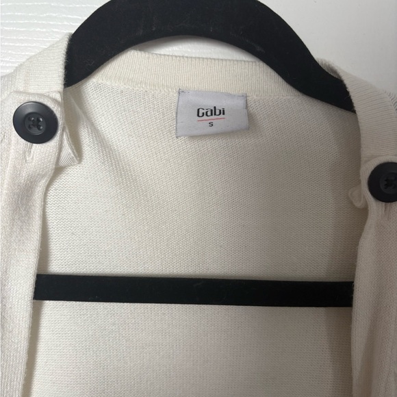 CAbi Black and White Striped Cardigan - Picture 2 of 4